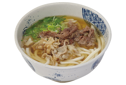 肉かすうどん