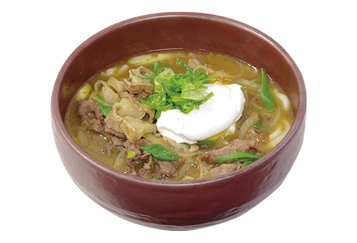 かすカレーうどん